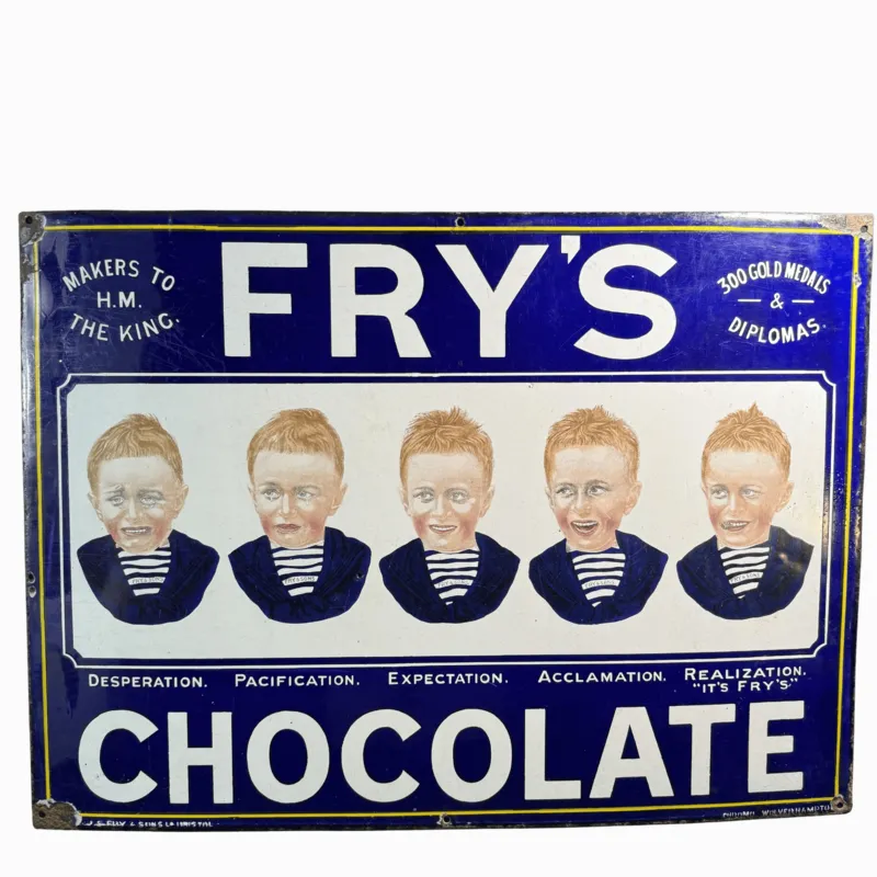 Enamel advertising
